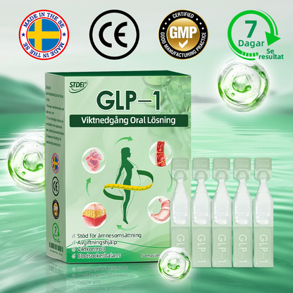 STDEI® GLP-1 Viktnedgång Oral Lösning - ✅ En dos per dag – synliga resultat inom 7 dagar👩‍⚕️Lämplig för fetma, hjärt-kärlsjukdomar, diabetes, sömnapné, högt kolesterol och höga blodfetter, ledproblem med mera 🪷