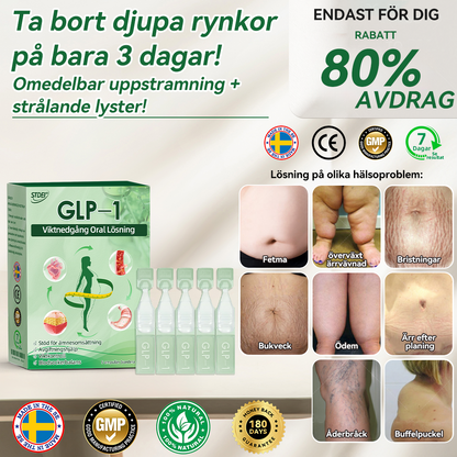 Total hälsa börjar här 🇸🇪 𝐒𝐓𝐃𝐄𝐈® 𝐆𝐋𝐏-𝟏 Ampull-droppar för viktminskning och häls förbättring 💪