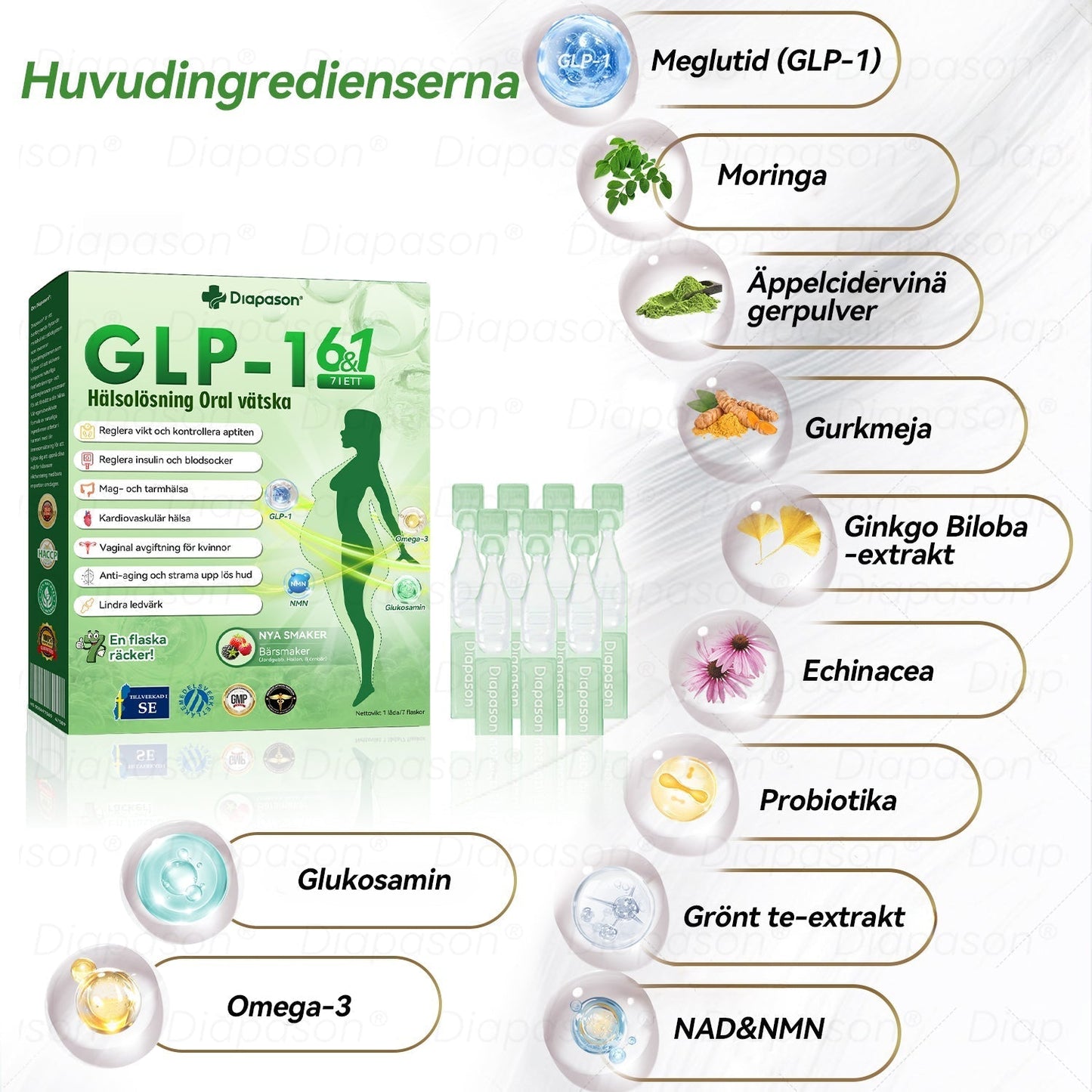 𝐋ä𝐤𝐞𝐦𝐞𝐝𝐞𝐥𝐬𝐯𝐞𝐫𝐤𝐞𝐭-𝐜𝐞𝐫𝐭𝐢𝐟𝐢𝐞𝐫𝐚𝐝| 𝐃𝒊𝓪𝐩𝓪𝙨𝐨𝒏®Ｇ𝖫𝑃-𝟏 𝑆𝑗𝑢 𝑖 𝑒𝑡𝑡 𝐻ä𝑙𝑠𝑜𝑙ö𝑠𝑛𝑖𝑛𝑔 𝑂𝑟𝑎𝑙 𝑣ä𝑡𝑠𝑘𝑎✅(En gång om dagen, synliga förändringar inom 7 dagar) 👩‍⚕️ För fetma, hjärt- och kärlhälsa, diabetes, sömnapné, ledproblem och mer 🩺